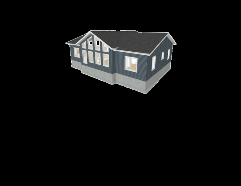 The Gully modular home, exterior rendering