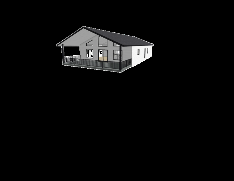 The Mickey modular home, exterior rendering